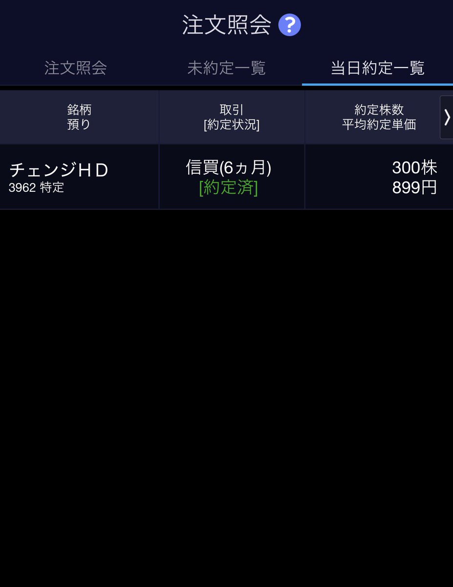 株価暴落中で6年ぶり安値水準となった
チェンジHDを300株購入！

年間15,000円分のデジタルギフトと配当金が年間6,900円もらえる🙆‍♂️

ここは現行の株主優待を2029年6月まで廃止せずに継続することを社内決議してるので安心して持てるから長期保有予定✊