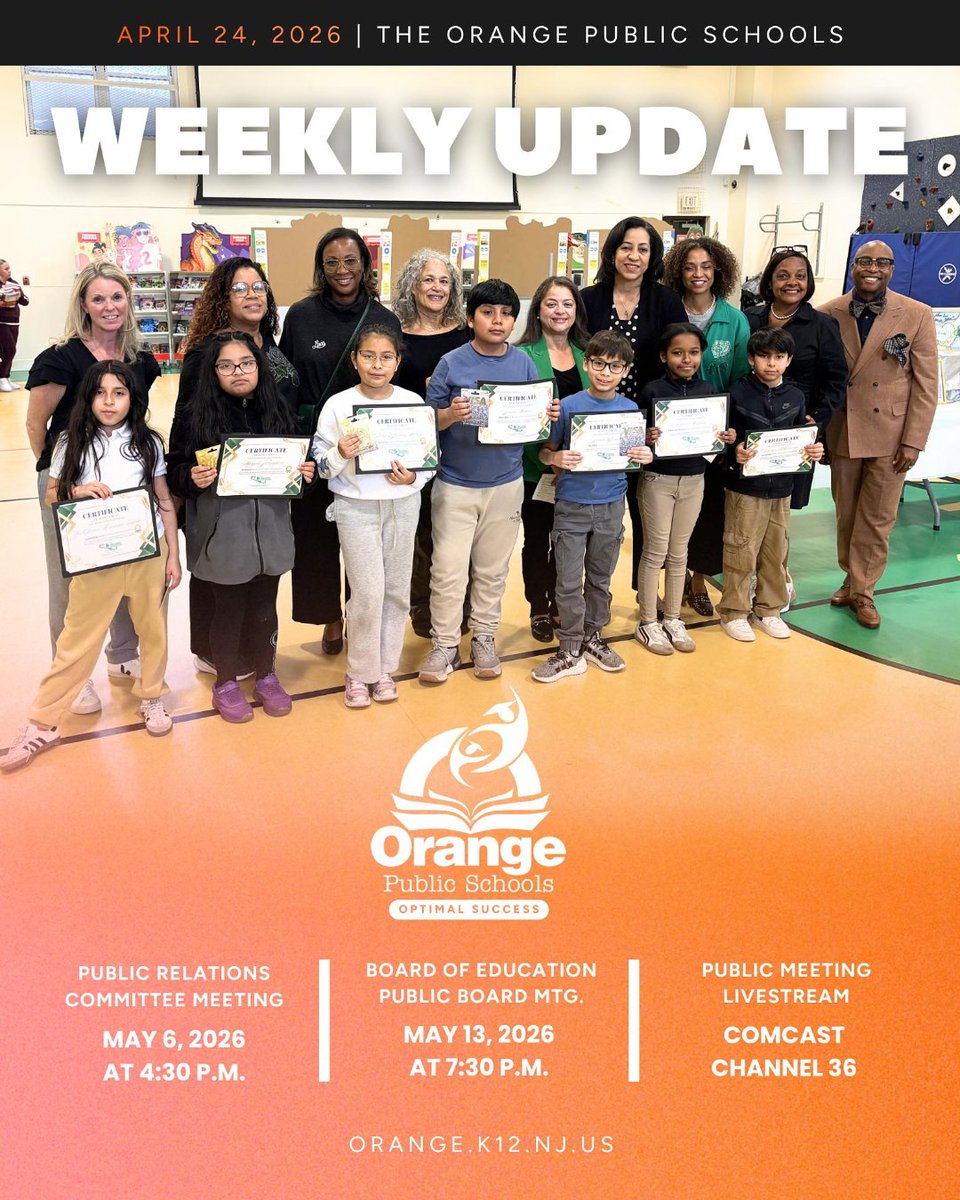 Orange Public Schools tweet media