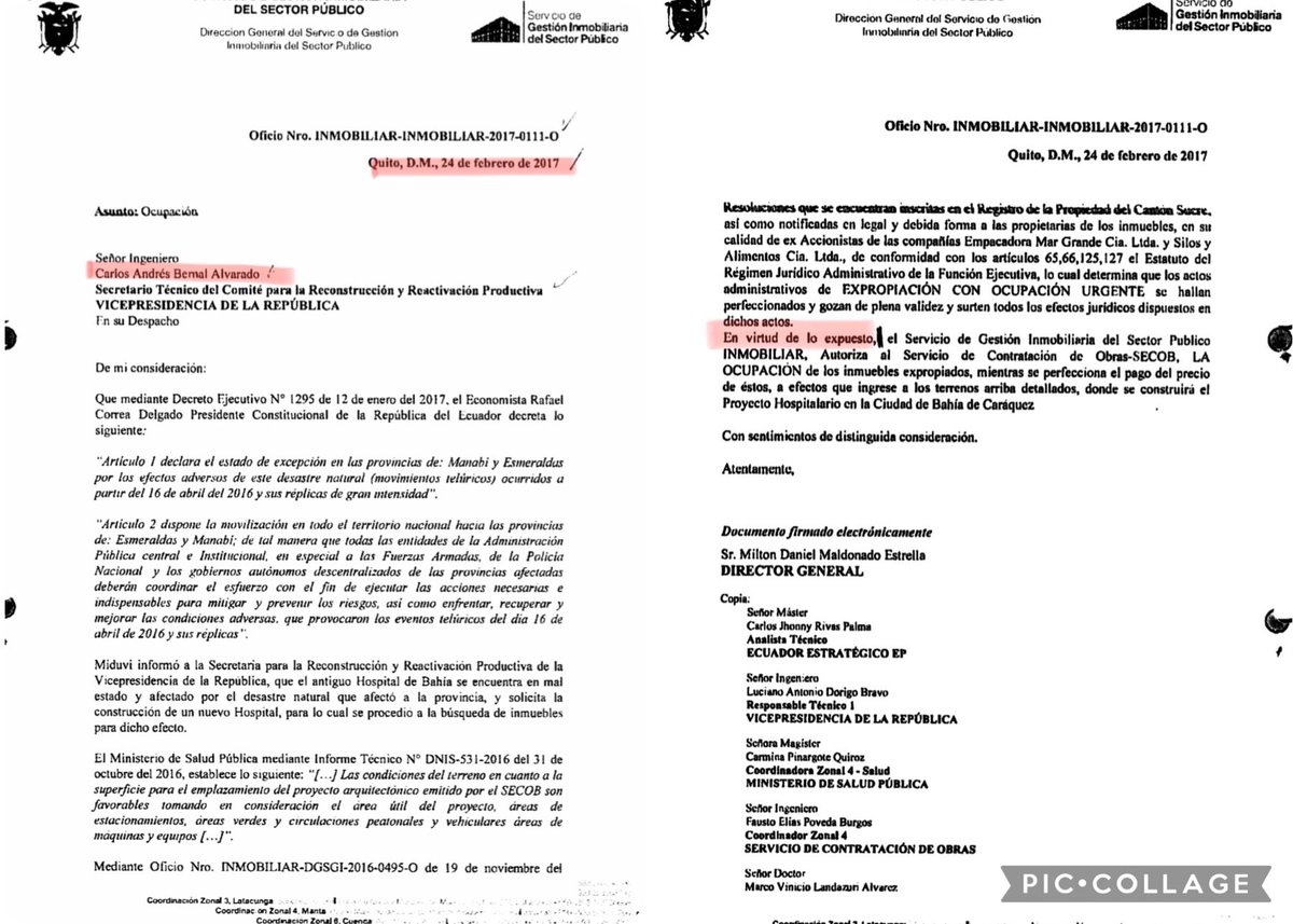 IvetteCobo's tweet photo. @MarissaPendola @MarissaPendola puede explicar al 🇪🇨 xq después de 9 años @inmobiliarec 
🚩NO tiene orden de ocupación 
🚩NO tienen acto administrativo de expropiación 
🚩NO tienen título de propiedad 
🚩NO tienen juicio de expropiación 
de @HMHABahia ?
#Xqponenenriesgoelhospital @VillacresesJA1 https://t.co/kipuJ9om49