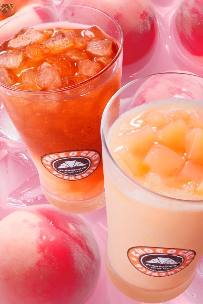 サンマルクカフェと祇園辻利のコラボスイーツ✨

プレミアム濃密抹茶チョコクロ 🍵🍫🥐
濃密抹茶パフェ🍵
濃密ピーチスムージー🍑
濃密ピーチティー🍑

4/24～