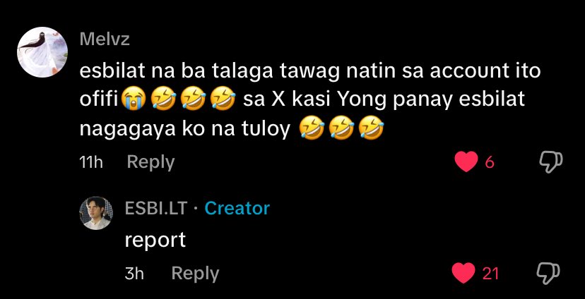 DED IS MA. HAHAAHAHAHAHAHAHAH ESBILAT KA TALAGA, BOI

Walakompake 🙄

I am voting #SB19 for #GrupoDuplaInternacionaldoAno and #WakasAtSimula for #AlbumEPInternacionaldoAno #SECAwards <a href="/SB19Official/">SB19 Official</a>