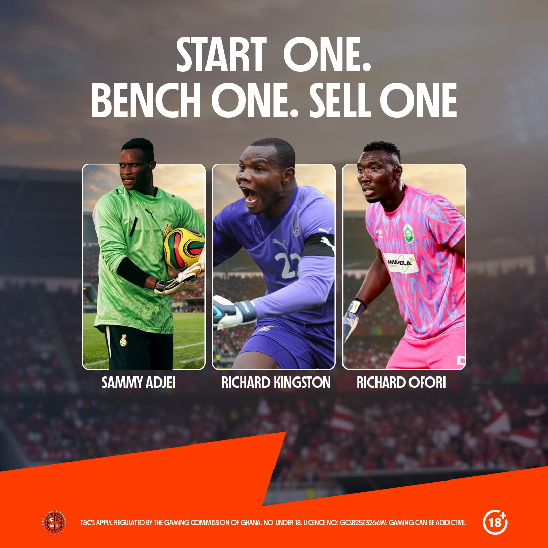 Sammy Adjei 🧤
Richard Kingston 🧤
Richard Ofori 🧤

Three legends. One tough decision. We know this won’t be easy