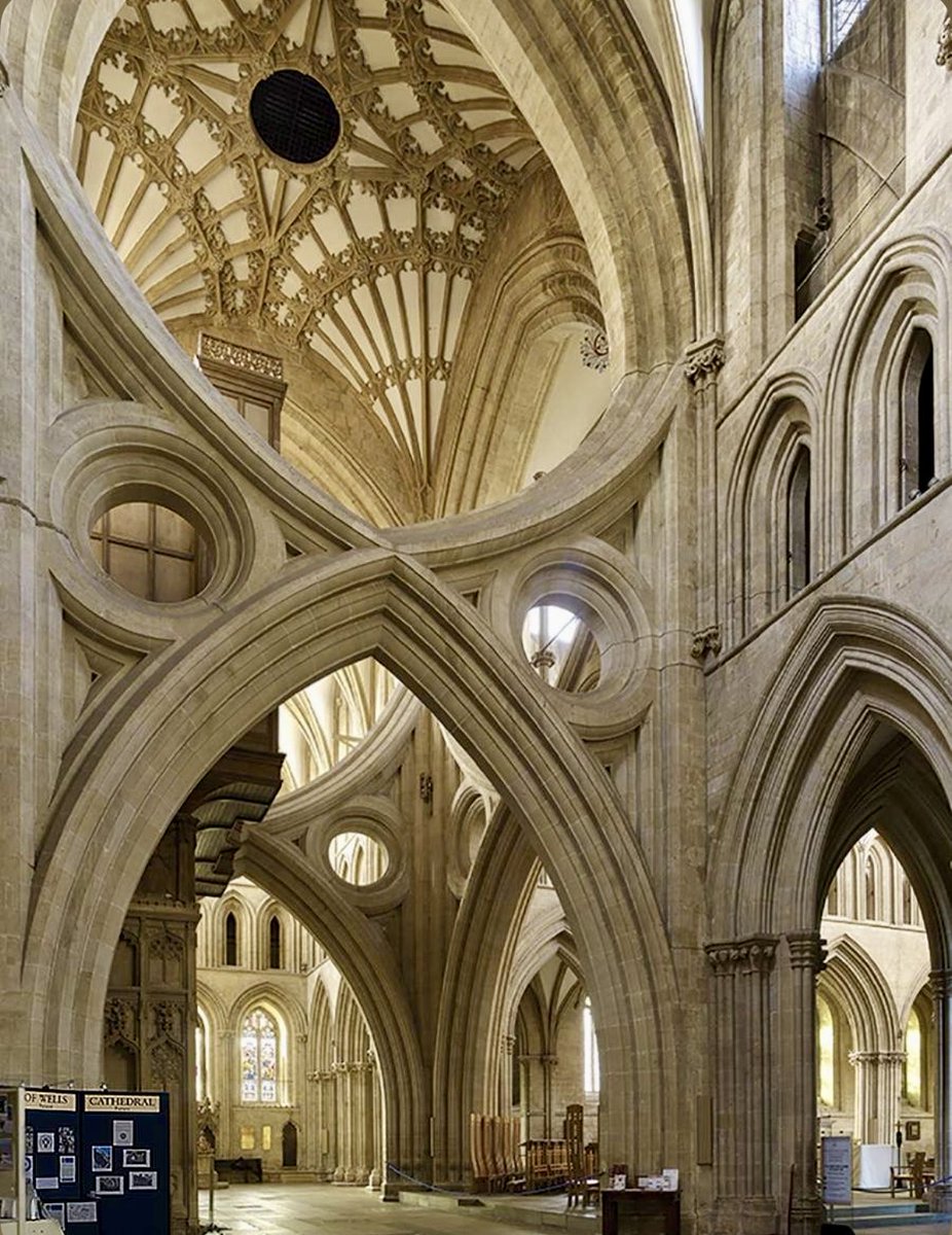 DigitalMafioso2's tweet photo. Tell me lies tell me sweet little lies

The scissor arches at Wells Cathedral 🏴󠁧󠁢󠁥󠁮󠁧󠁿 were constructed between 1338 and 1340. 🤣🫠 https://t.co/Je4tFIqb1G