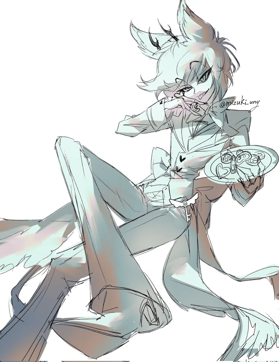mizuki_uny's tweet image. #alastor #vox