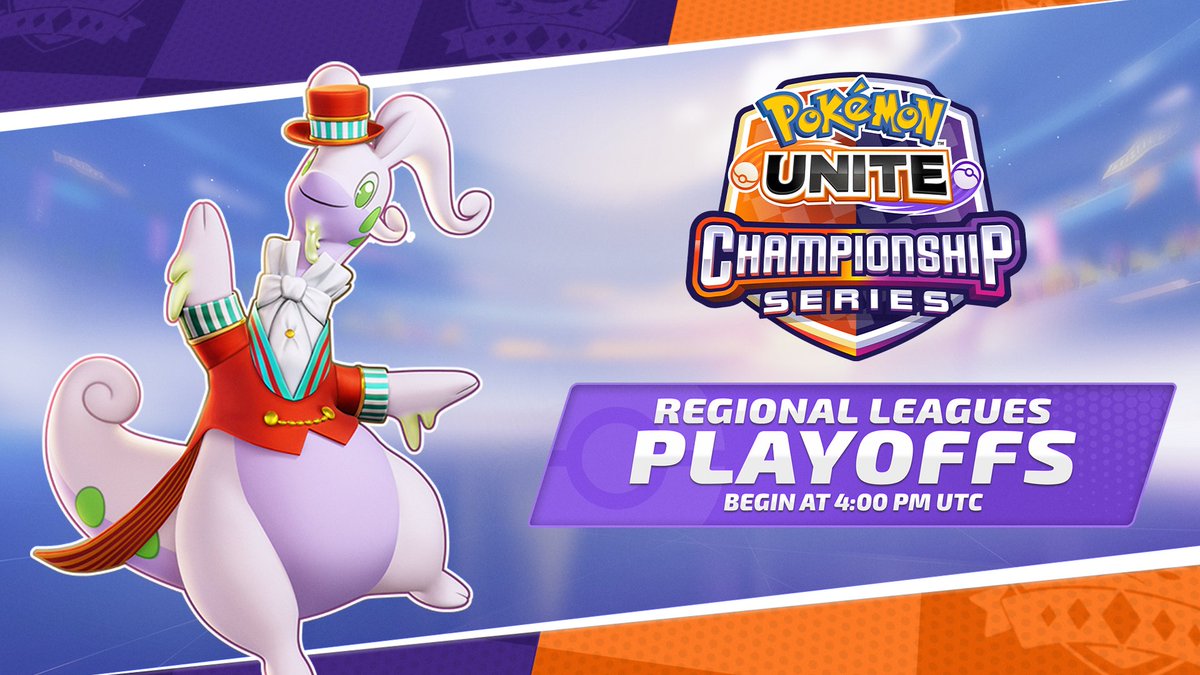 UniteEsports's tweet photo. Just an hour until the Regional Playoffs begin! ⏰

4:00 PM UTC: https://t.co/wcNfpw84nf

#PokemonUNITE | #UNITEesports https://t.co/3PAPgAvb8b