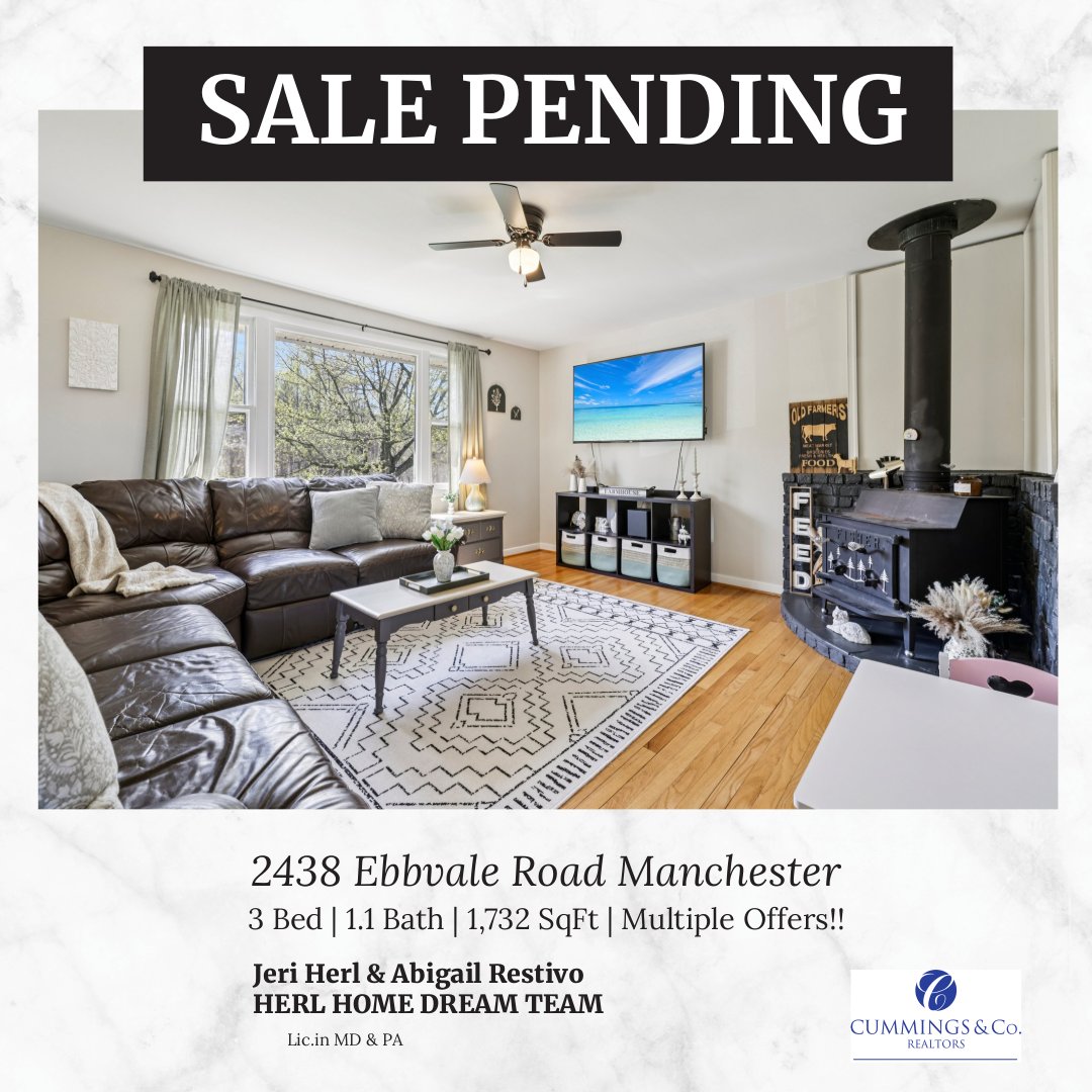jeriherl's tweet image. This property is now pending, but don't worry. Contact me for information about homes currently on the market and a few that are coming soon! #salepending #realestate #yourscouldbenext