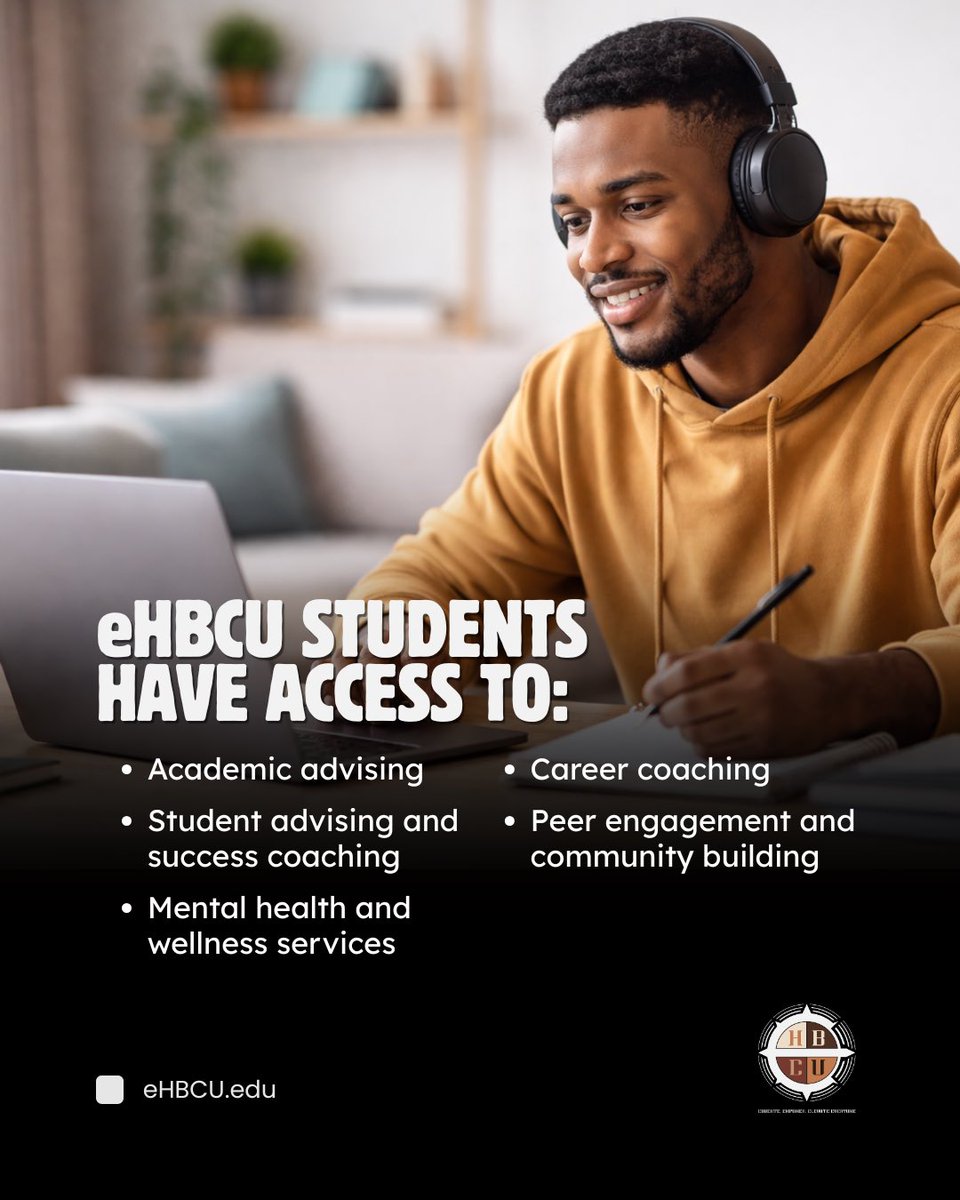 Did you know eHBCU gives you access to these benefits?

Whether you're just starting out or leveling up in your career, eHBCU is built to meet you where you are — with the culture, community, and credentials that set you apart.

Learn more at eHBCU.edu.