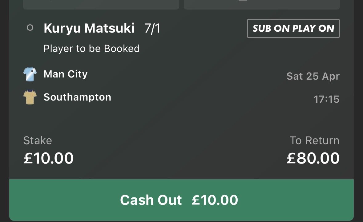 LongShotCardBet's tweet photo. Going in early for tomorrows FA Cup 🟨 https://t.co/8p4bUtrpCK