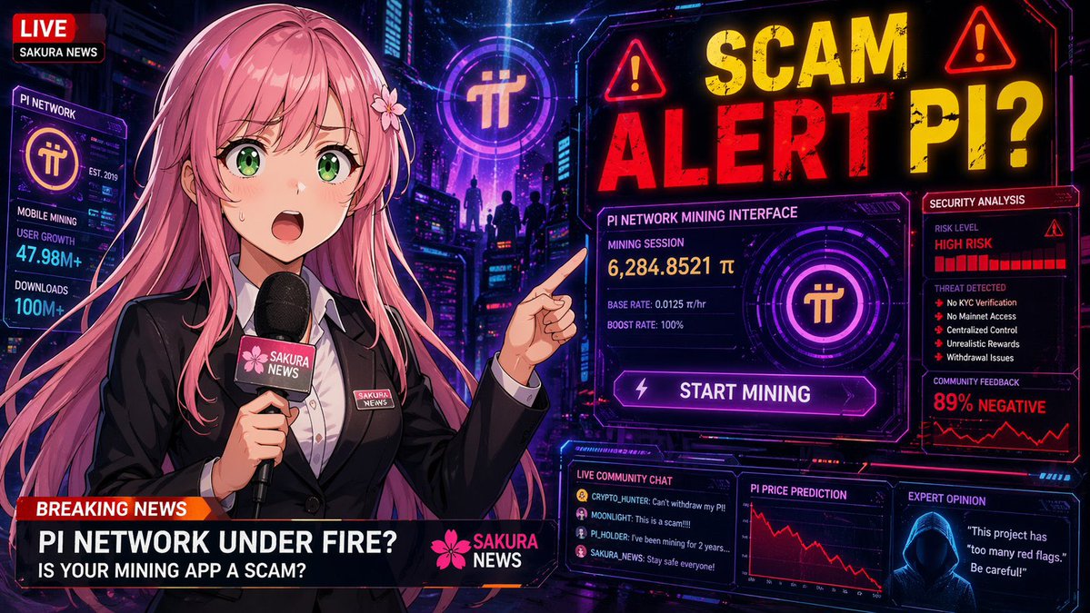 Rileytechh's tweet image. 🚨 SCAM ALERT 🚨
Pinex.dex = The same recycled Pi Network fraud? 💀
Cloned interface, fake profits, and… ⚠️ SEED PHRASE ⚠️

This does NOT look good 👀
#Rugpull  #ScamAlert #Pi #CryptoRecovery 
#NanoCoin #CryptoScam #PiNetwork #CryptoAlert