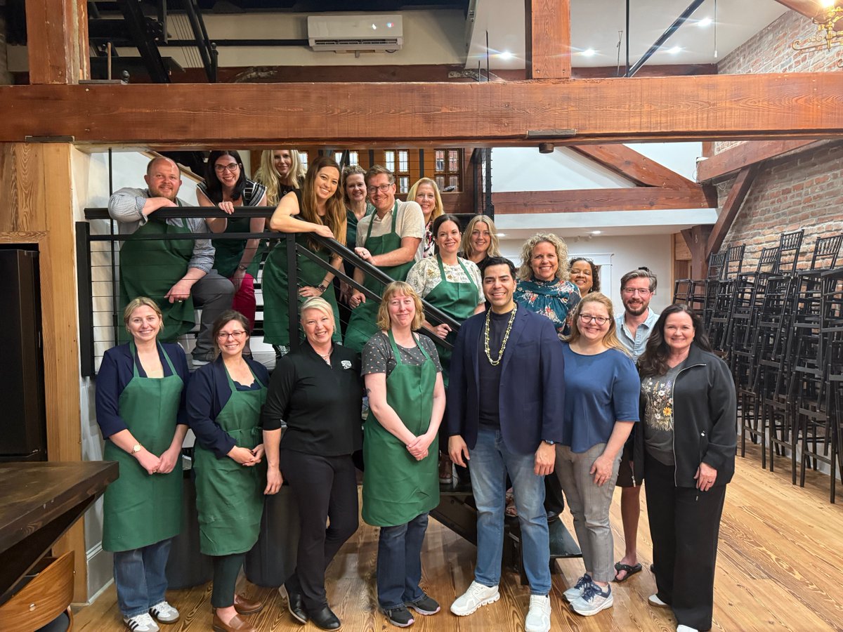UAkronExtended's tweet photo. Last week, two team members attended the #UPCEA2026 Annual Conference in New Orleans. #CourseraForCampus hosted a cooking class where we learned to make delicious gumbo. After a long day of incredible sessions, nothing hit the spot like authentic #NOLA Bananas Foster. https://t.co/DIPvAOsPgE