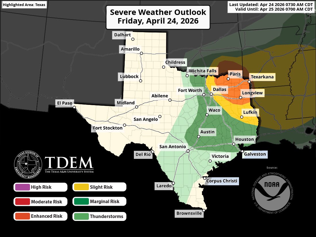 Texas Division of Emergency Management tweet media
