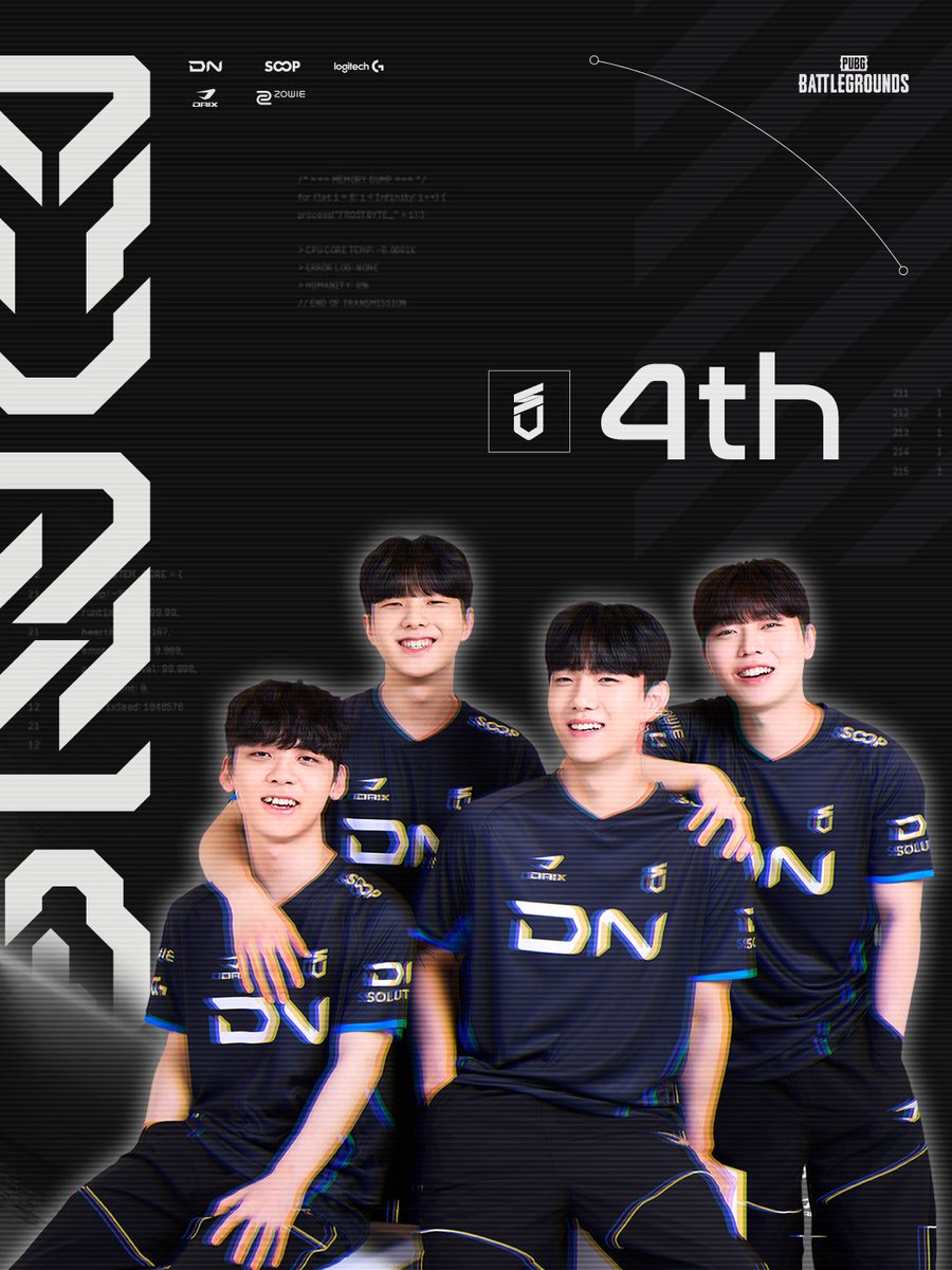 SOOPers_PUBG's tweet image. [𝗣𝗨𝗕𝗚 𝗪𝗘𝗘𝗞𝗟𝗬 𝗦𝗘𝗥𝗜𝗘𝗦] 결과

응원해주신 팬 여러분들 정말 감사합니다.

#STAYSHARP #DNS #DNSWIN #PUBG