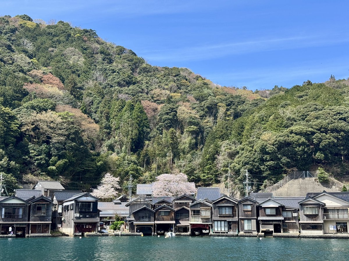今春の伊根町での一枚。舟屋と桜がとても風流でした。季節の移ろいを色濃く感じられる日本海側が、自分には合っていると改めて感じました。