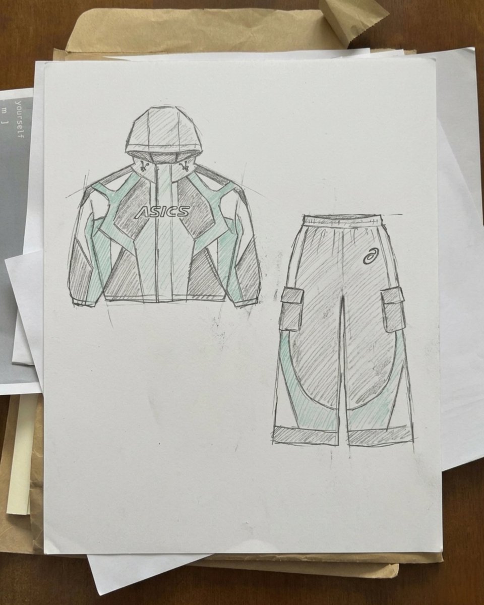 Nexxus_std's tweet photo. If Asics needed a tracksuit design.
Brands hit ur boy up����

Sketch                                  Final mockup https://t.co/7oH0F9rx9n