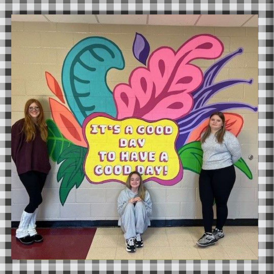 bwdisd's tweet image. Just a little reminder from our creative BHS students (and this beautiful mural in the hallway) that it is a good day to have a good day! #bhs #bwdpride #murals #goodday