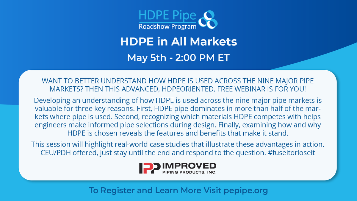 Alliance for PE Pipe tweet media