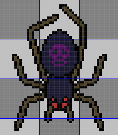 Arachnophobes aren't going to like this.
A good tip for not getting one of those to show up, is not being caught in their web (beside I still need to implement them).