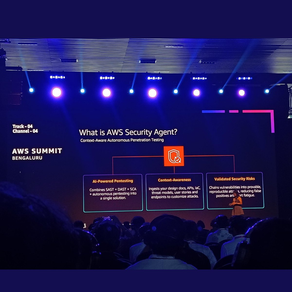 vfirstt's tweet photo. 2 days at the AWS Summit Bengaluru 2026
→ Insights
→ Hands-on learning
→ Real-world AI + cloud innovation
Learning isn’t optional.
It’s how we stay relevant.
#AWSSummit #AI #Cloud #LearningCulture #vfirstt https://t.co/1n3iZjOXzc