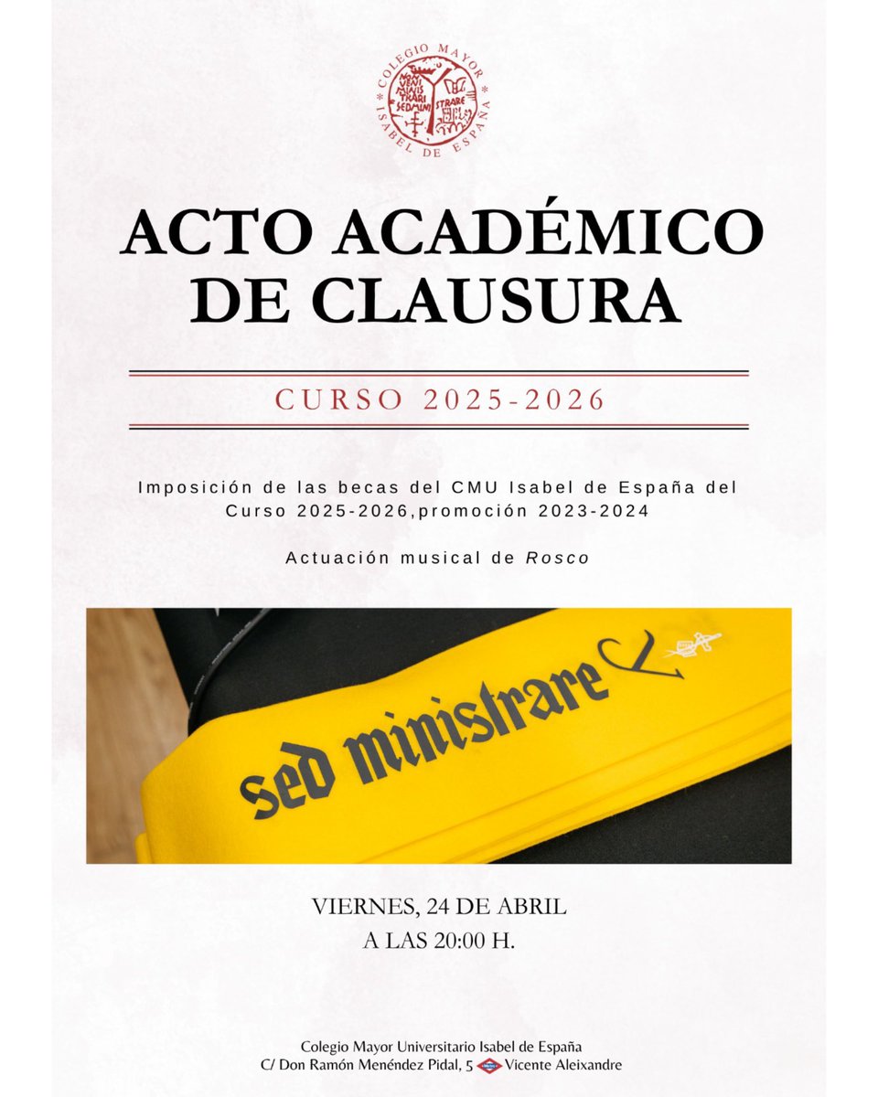 CMU Isabel de España tweet media