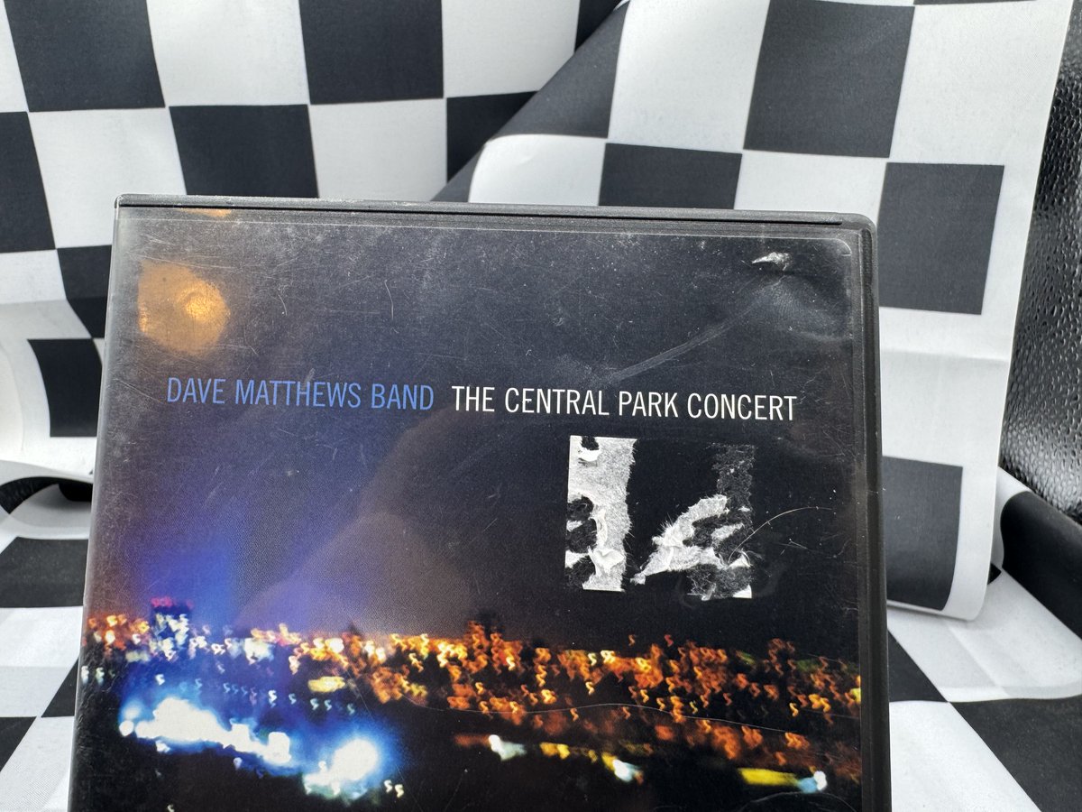 WilliamJGraham's tweet image. Check out Dave Matthews Band  The Central Park Concert (DVD) 2-disc Set ebay.us/m/jWQjYg #eBay via @eBay 
The set is used, and the case shows some signs of wear.
The Dave Matthews Band: The Central Park Concert is a 2-disc DVD set featuring a music video of the band's live