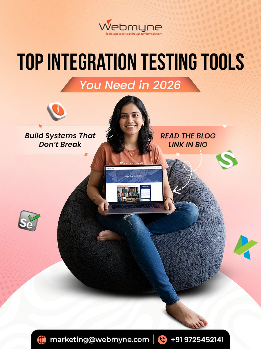 webmynecom's tweet photo. From APIs to UI, tools like Postman, SoapUI, Selenium, and Katalon Studio are shaping how modern applications stay reliable.
 
✔ Test APIs, UI, and workflows together
✔ Automate faster with smarter tools
✔ Build stable, scalable systems

Blog : https://t.co/W0XuWyn6jq https://t.co/UOYIDIOJ3x