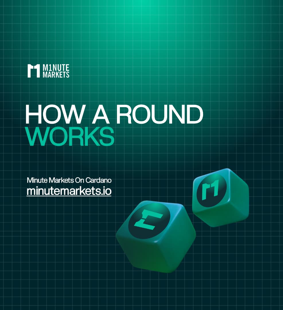 How Minute Markets actually works! 

1/ Every 5 minutes, a new Crude Oil round opens on minutemarkets.io
You predict one price direction: UP or DOWN. That's it!

2/ When the round closes, the oracle submits the lockPrice. No more positions after this point. 
The chain