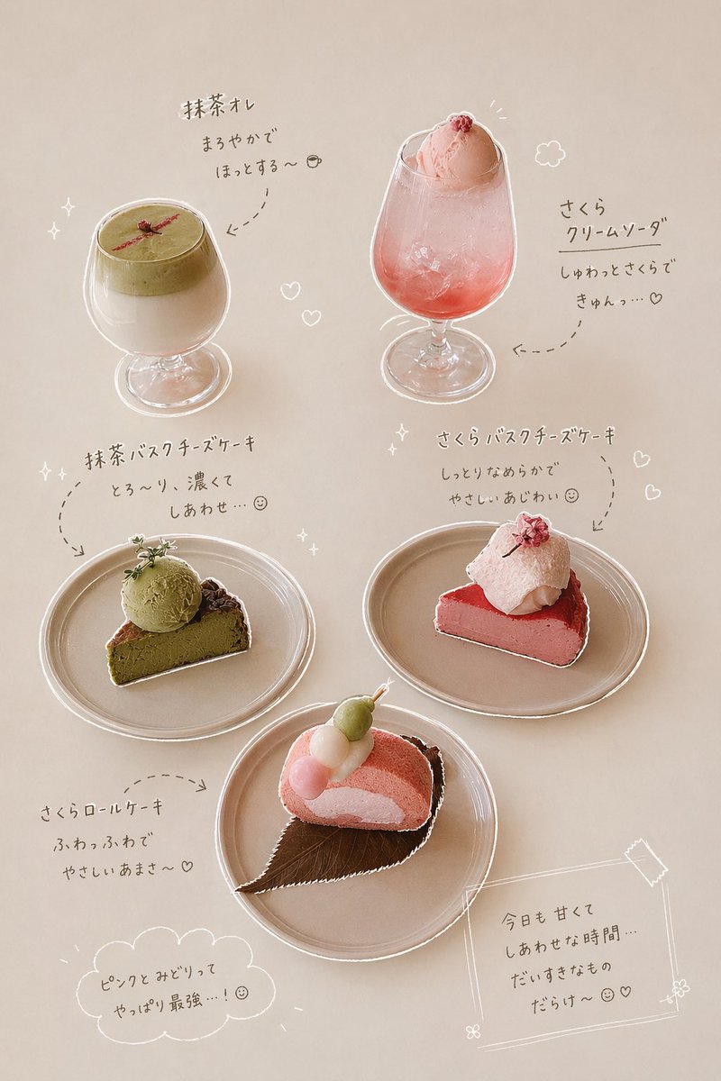 YUWNL3TOS632454's tweet image. ChatGPTで手書き風加工してみたꫂ 🌸

#日常垢　#カフェ #チャットGPT