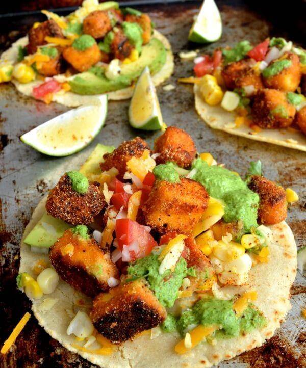 AnTrippel's tweet image. Spicy Mango Shrimp Tacos   Fresh grilled shrimp tossed in chili-lime sauce, topped with ripe mango salsa, pickled red onions u0026 cilantro. Crispy corn tortillas, zesty u0026 sweet—perfect for a sunny lunch!  #TacoTuesday #ExoticEats