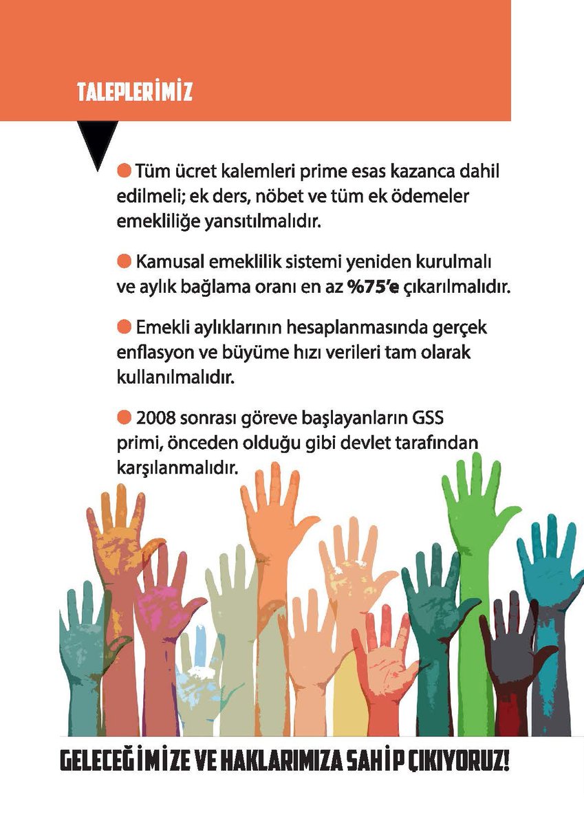 🔴2008 sonrası göreve başlayanların emeklilik hakkı nasıl gasp edildi?
#EğitimSendeÖrgütlenelimBirlikteDeğiştirelim
Broşür için🔽
egitimsen.org.tr/2008-sonrasi-g…