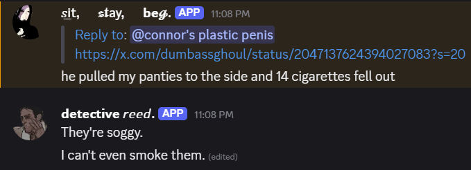 𝗱𝗲𝘁𝗲𝗰𝘁𝗶𝘃𝗲 𝘳𝘦𝘦𝘥. tweet media