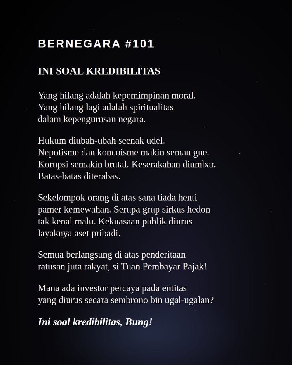 Sudirman Said tweet media