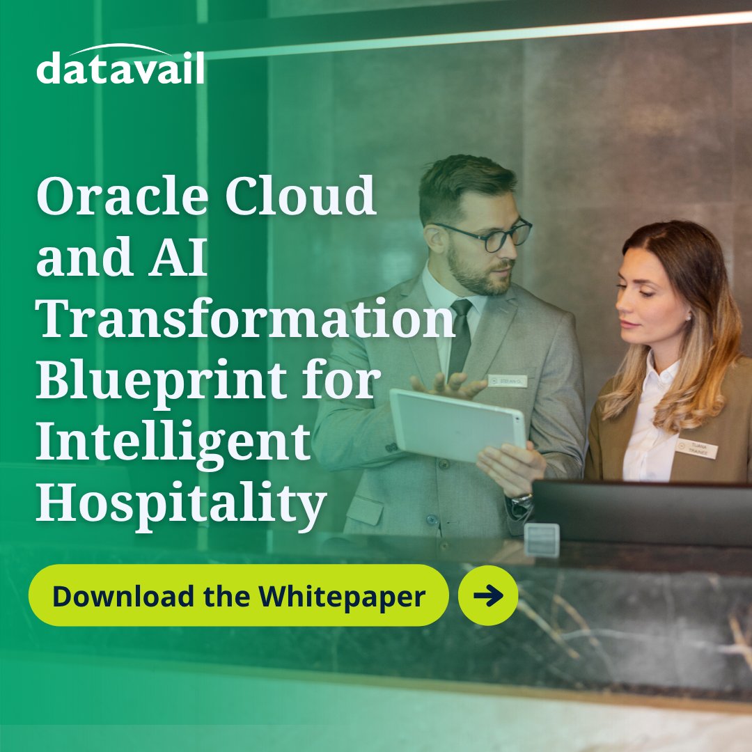 datavail's tweet image. Legacy Oracle ERP slowing hospitality growth?
See how to modernize, move to Oracle Cloud &amp;amp; apply AI to boost guest experience, cut costs &amp;amp; drive performance. Get the practical blueprint: datavail.com/resources/orac…

#OracleCloud #Hospitality #ERP #AITransformation #CloudStrategy