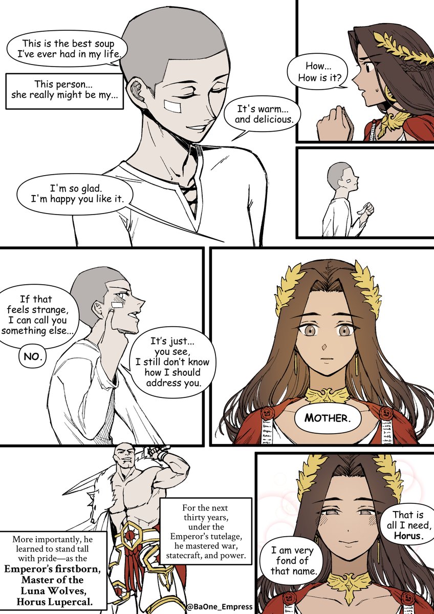 BaOne_Empress's tweet image. 『Empress: The Mother’s Redemption AU (30K)』Episode 5: The Return of Horus 
第五話：ホルス、帰還  日本語版はコメント欄にあります。

 #Warhammer40k #WarhammerCommunity #FemEmperor #AU #ウォーハンマー40k #女体化 #大遠征