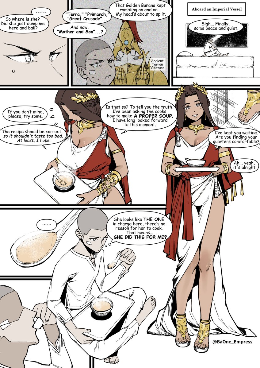 BaOne_Empress's tweet image. 『Empress: The Mother’s Redemption AU (30K)』Episode 5: The Return of Horus 
第五話：ホルス、帰還  日本語版はコメント欄にあります。

 #Warhammer40k #WarhammerCommunity #FemEmperor #AU #ウォーハンマー40k #女体化 #大遠征