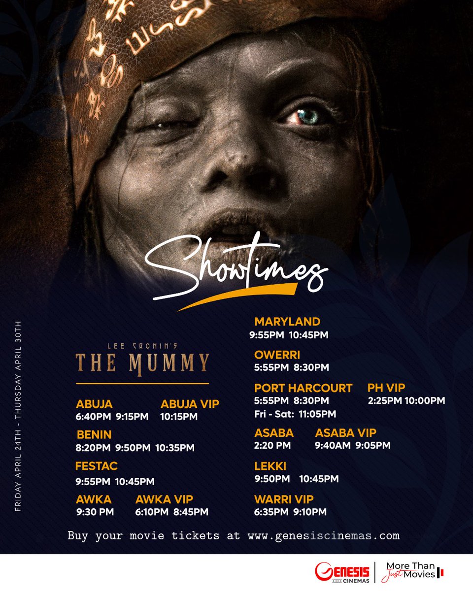 genesiscinemas's tweet photo. THIS WEEK SHOWTIMES at Genesis Cinemas | April 24- 30, 2026

Grab your tickets now at https://t.co/atKSK7PqQB

#showtimes
#movies
#viral
#tgif
#genesiscinemas https://t.co/v5WFvz1cut