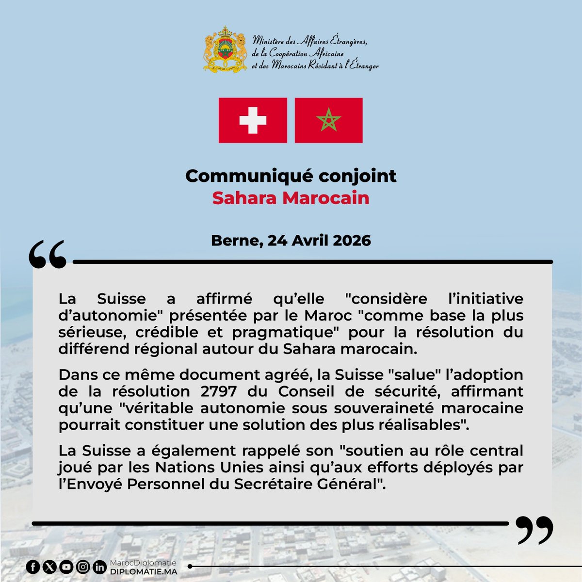 Maroc Diplomatie 🇲🇦 tweet media