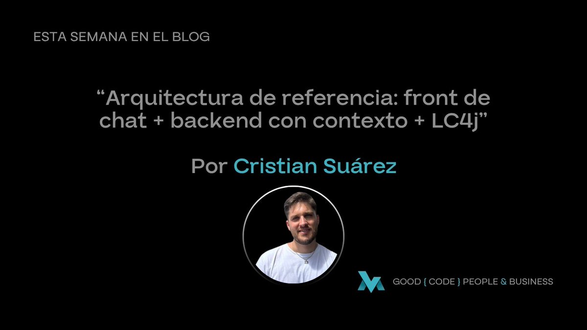 leanfulness_es's tweet photo. 💫¿Necesitas una arquitectura compleja para llevar un chatbot con IA o estás complicando algo que podría ser mucho más simple? 🤔

Frontend, API, router, tools y agentes pueden ser suficientes… si hay criterio detrás 

@criskrus995 lo explica aquí👇

https://t.co/jbGnoyJHPL https://t.co/iaJuNRszRR