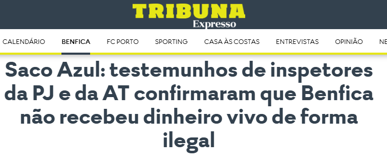 O Benfica foi ilibado de mais uma acusação. A justiça foi servida, no local próprio. O resto é conversa de gente desqualificada que adora julgamentos mediáticos.
