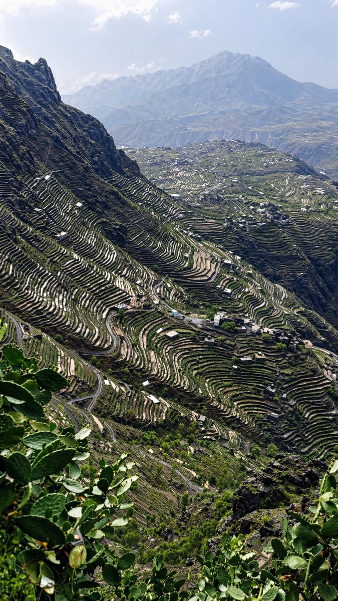 Rtoayji's tweet photo. The Beauty of Yemen’s Terraced Landscapes | Photos https://t.co/dhIXfgwJJk