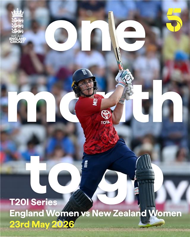 Great news for cricket fans - live cricket is coming to 5! 🎉🏏

Join us on 23 May as <a href="/englandcricket/">England Cricket</a>  face <a href="/WHITE_FERNS/">WHITE FERNS</a> in a T20I at St Lawrence Ground, Canterbury.

Free, live, and not to be missed! See you there 📺

<a href="/ECB_cricket/">England and Wales Cricket Board</a> | <a href="/channel5_tv/">Channel 5</a> 

#Cricket #EnglandWomen #T20I
