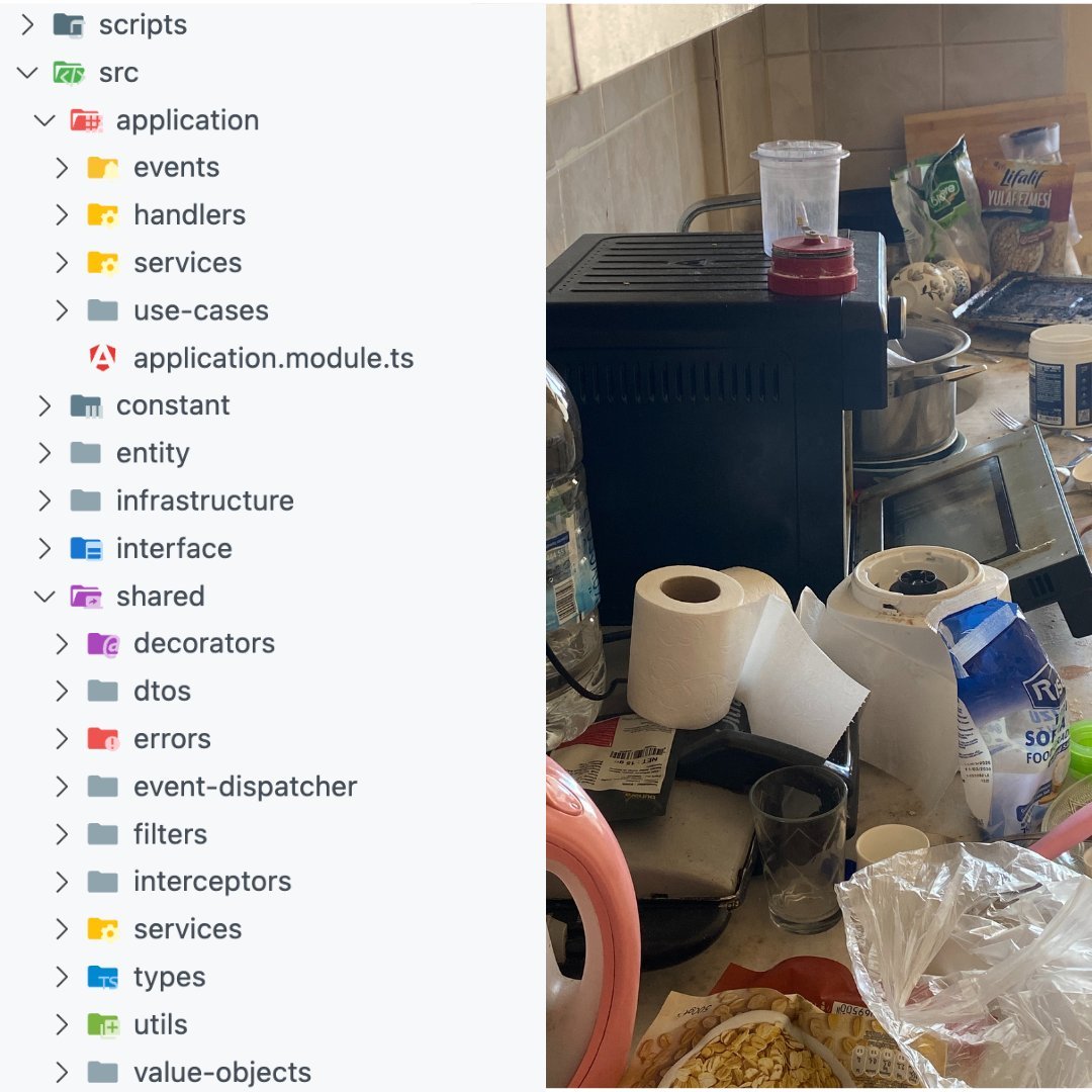 abhitwt's tweet photo. you gotta set priorities first 🫡

my codebase.                                              my kitchen. https://t.co/jIpZDeJixH