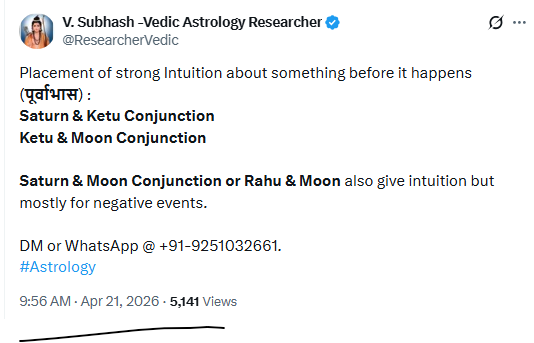 VedangAstro's tweet photo. @JiVasisht yes it is copied from below post, Sir ji this could harm your credibility, so it’s better to avoid doing this. https://t.co/9HxsmQBPPz
