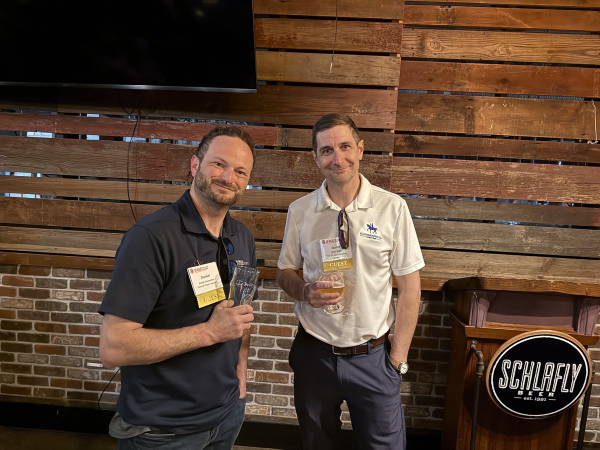 IFMASTL's tweet photo. Good people, good conversations, and a great night at Schlafly Bottleworks 🍻

Our IFMA St. Louis Membership Social was a good reminder that some of the best chapter moments happen when people just have time to connect.

#IFMAStLouis #FacilityManagement #Networking #FMCommunity https://t.co/o9a5ncUqeT