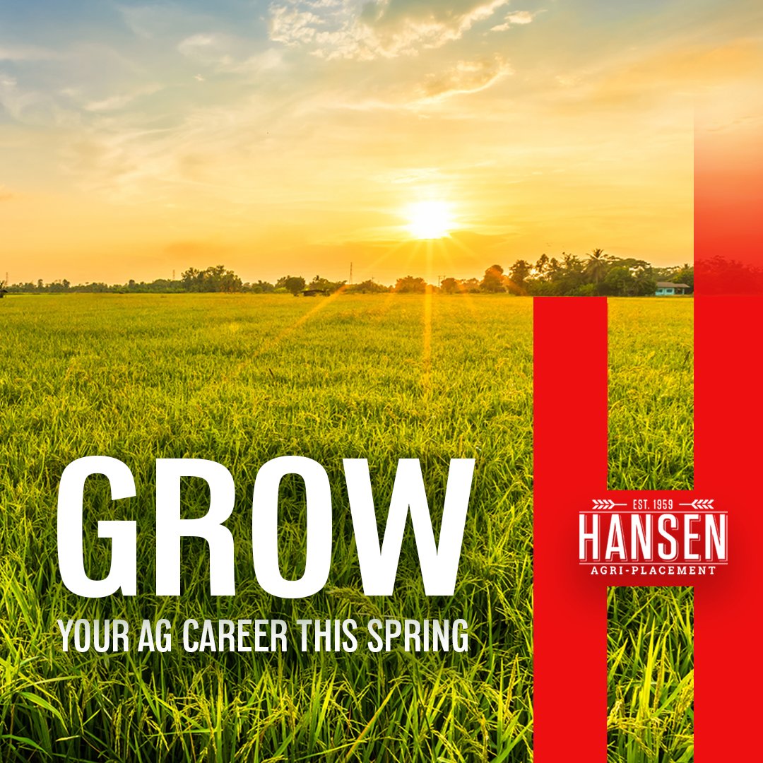 HansenAgriPLCMT's tweet photo. Spring is one of the busiest hiring seasons in agriculture. If you're looking to hire or be hired, now's the time to act. Let Hansen Agri-PLACEMENT connect you with the right opportunity or candidate. 🌱
👉 https://t.co/nAl7PZrgXk
#AgJobs #SpringHiring #HansenAgriPLACEMENT https://t.co/E7dtZSpMdj