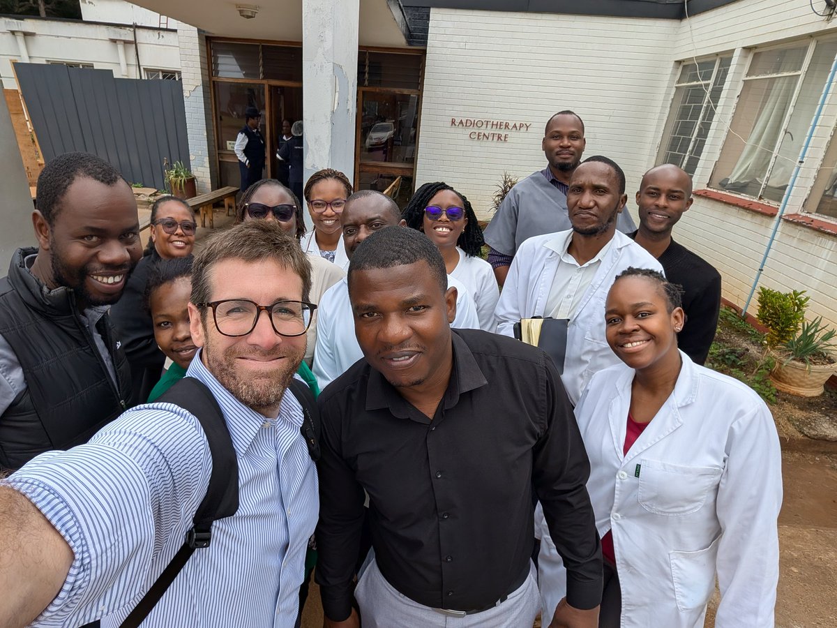 EnriqueSoto8's tweet photo. Two incredible weeks at @PGHZIM in Harare. A privilege to teach, but even more to learn from an inspiring and deeply dedicated group of doctors committed to cancer care. Grateful to the CoZie program @CUAnschutz. Programs like this are vital for #GlobalOncology. https://t.co/SWFSxswJL2