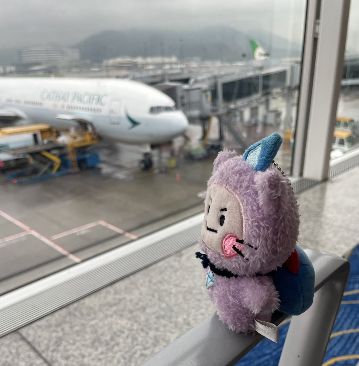 🚌🚃🚌✈️✈️15時間
やっと着いたね、相棒😌