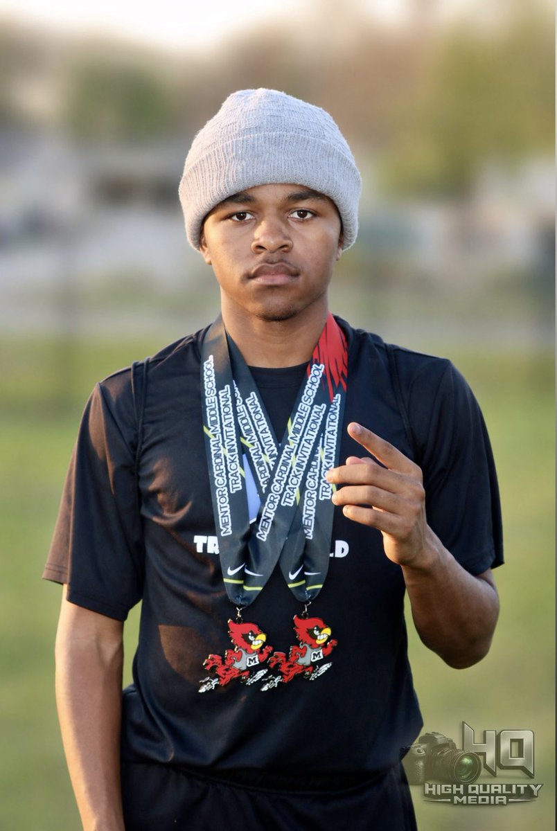 tj_8ball's tweet image. 2nd Place 110mH 
3rd Place 200mH 
#mentorinvitational #8thgrade #seeyouatStates