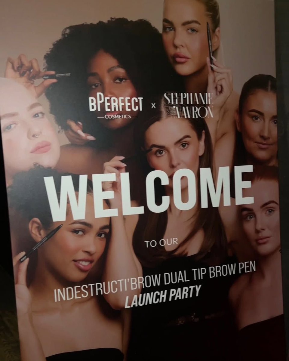 bperfectcosm's tweet photo. Taking it back to old school BPerfect in Glasgow🪩🖤

What a night at our Indestructi'Brow Dual-Tip Brow Pen event! Unreal night from start to finish🙌🏼

Big thanks to everyone who came out, to @stephanievavron &amp; of course team BPerfect💫 

#bperfect #launch #glasgow #brows https://t.co/LKIbIswEnV