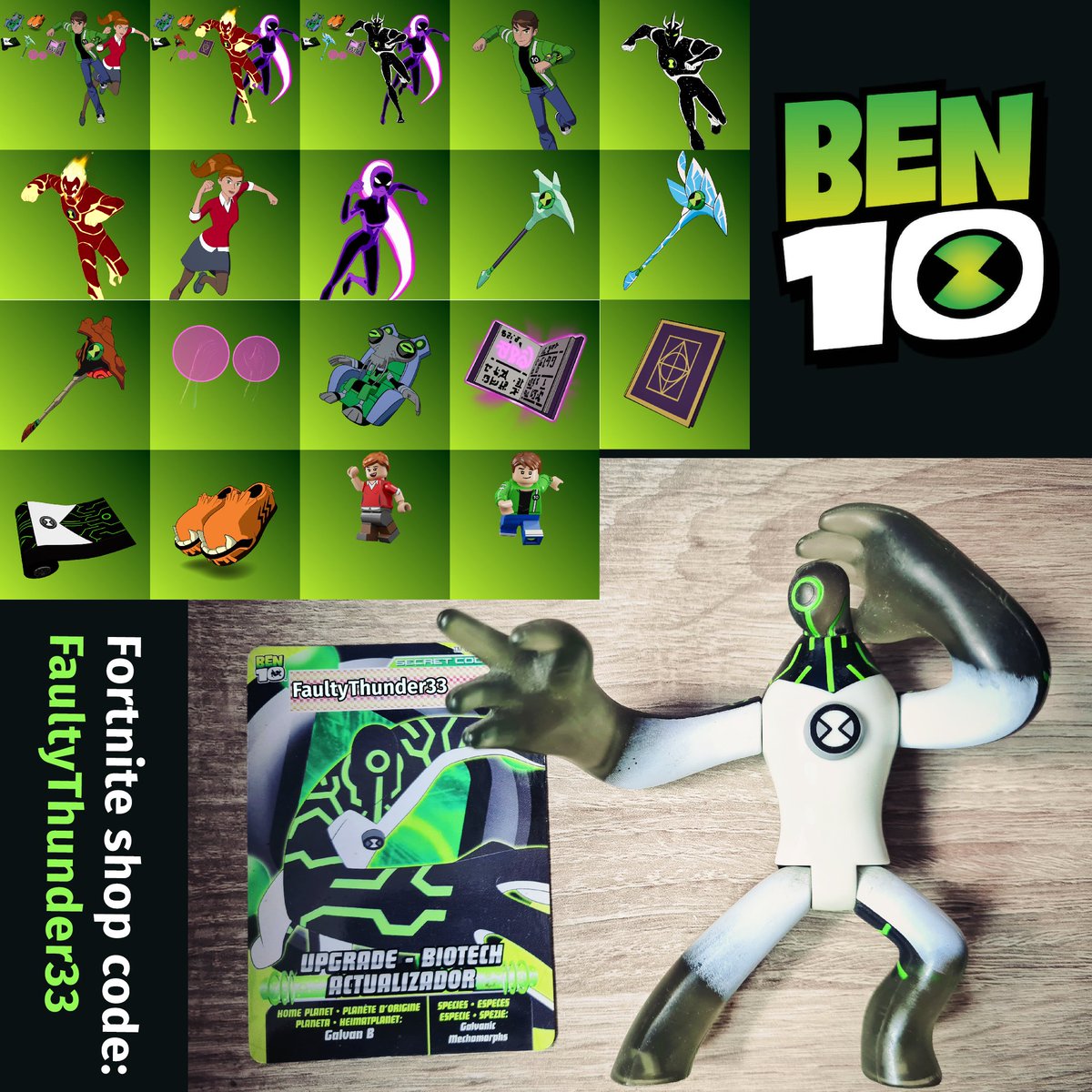 FaultyThunder's tweet photo. 😯 so impressed by the accuracy of the cosmetics and the details of this @Fortnite collab 💚
years ago would have had a whole bundle 🥹
fortnite shop code:
FaultyThunder33
support indie not MILLIONAIRES
#Ben10 #Fortnite #ActIIHighlights #nostalgia #cartoon #retro @FortnitePL https://t.co/Z5grXI6pEY