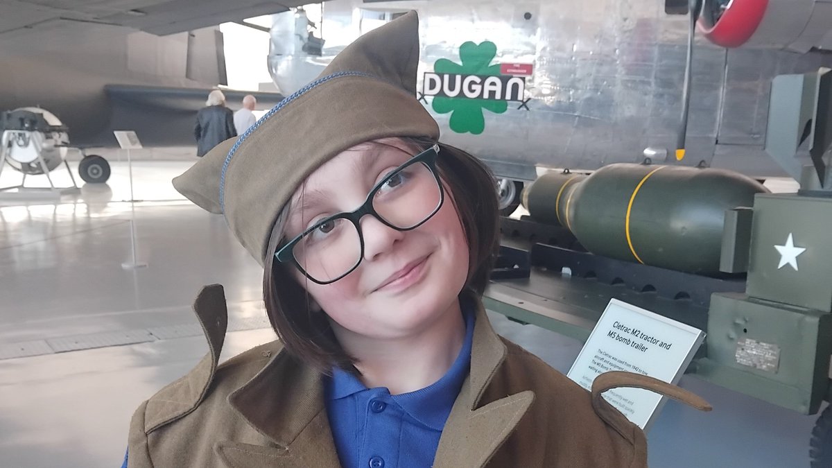 ASLessingham's tweet photo. Yr 9 and a couple of yr 10 students spent yesterday at Duxford to support the learning they have been doing about WW1 and WW2 https://t.co/fdSCObBenX

@IWMDuxford 
#duxford #planes #ww1 #ww2 https://t.co/xWgc1Yng1D